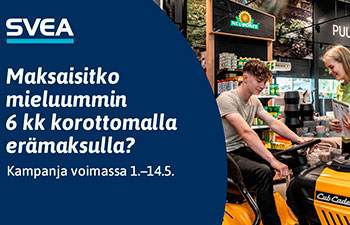 Svea - Maksaisitko mieluummin 6 kk korottomalla erämaksulla?