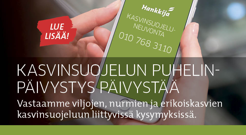Kasvinsuojelu puhelinpäivystys