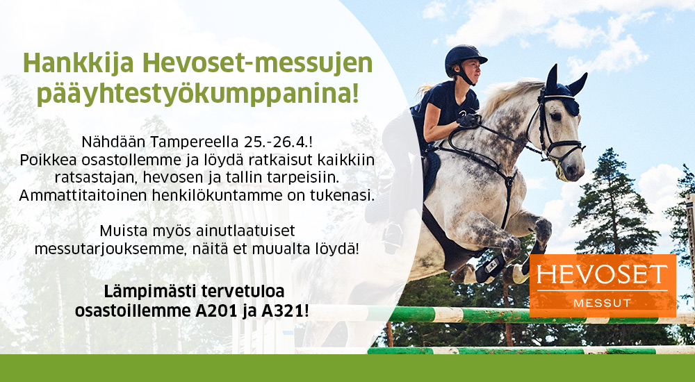 Olemme mukana Hevoset messut 042026