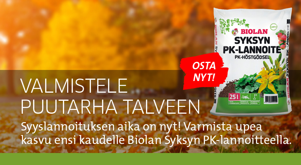 Biolan syksyn pk-lannoite