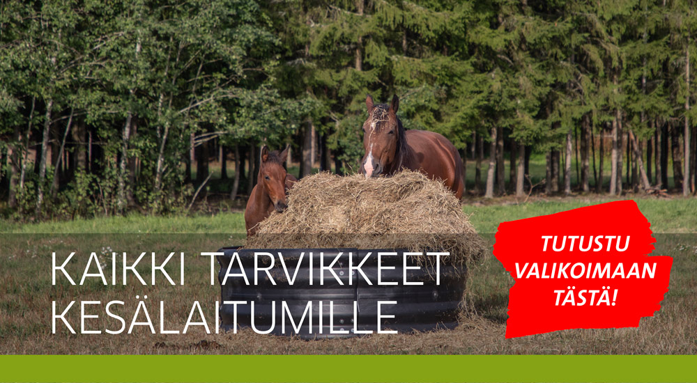 Laiduntarvikkeet hevoset kesäkuu