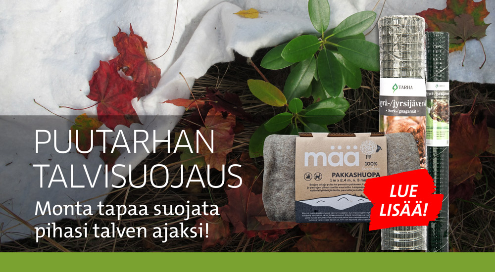 Puutarhan talvisuojaus