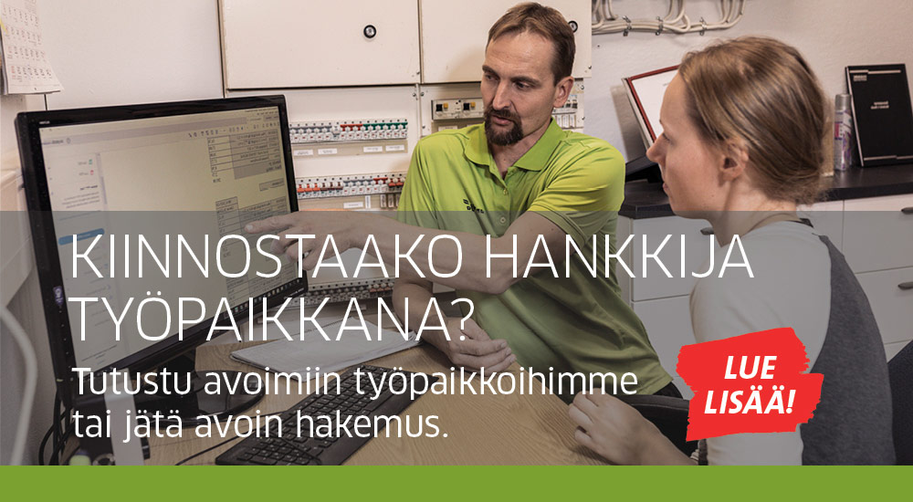 Hankkijan rekrytointi Vakiobanneri. Älä poista.