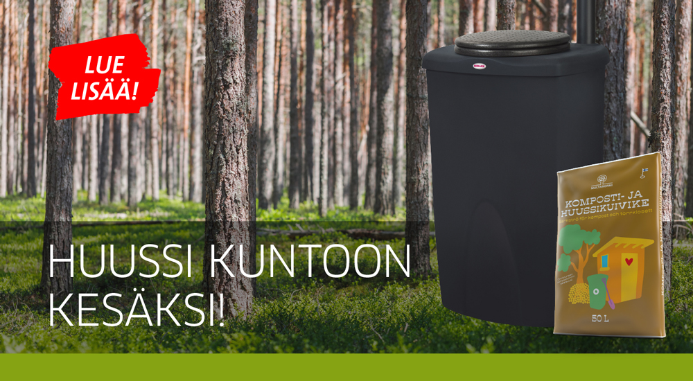 Huussi kuntoon kesäksi