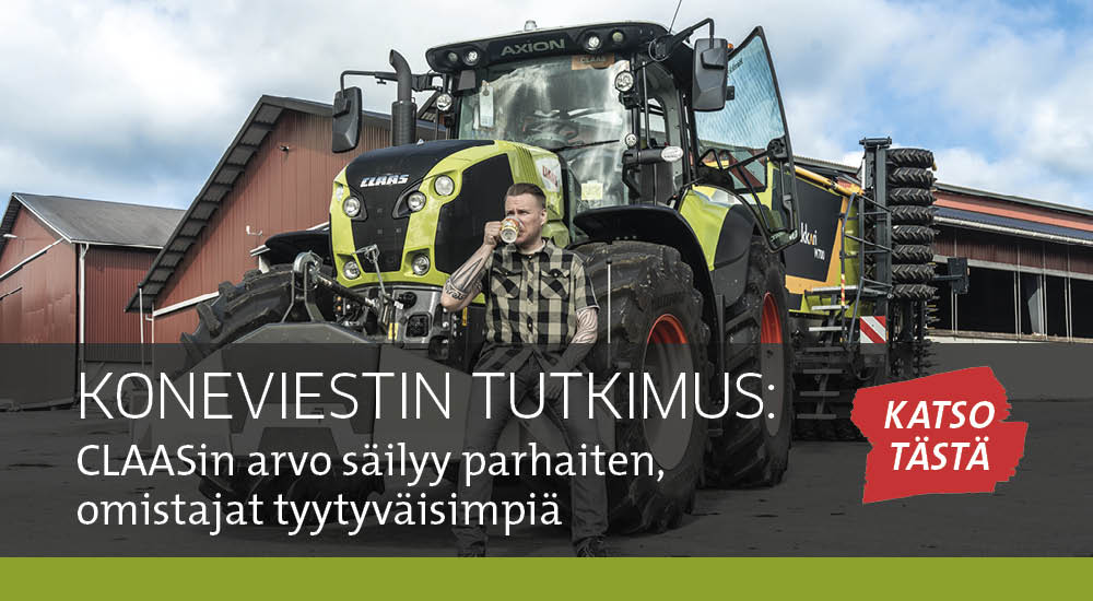CLAAS säilyttää arvon parhaiten