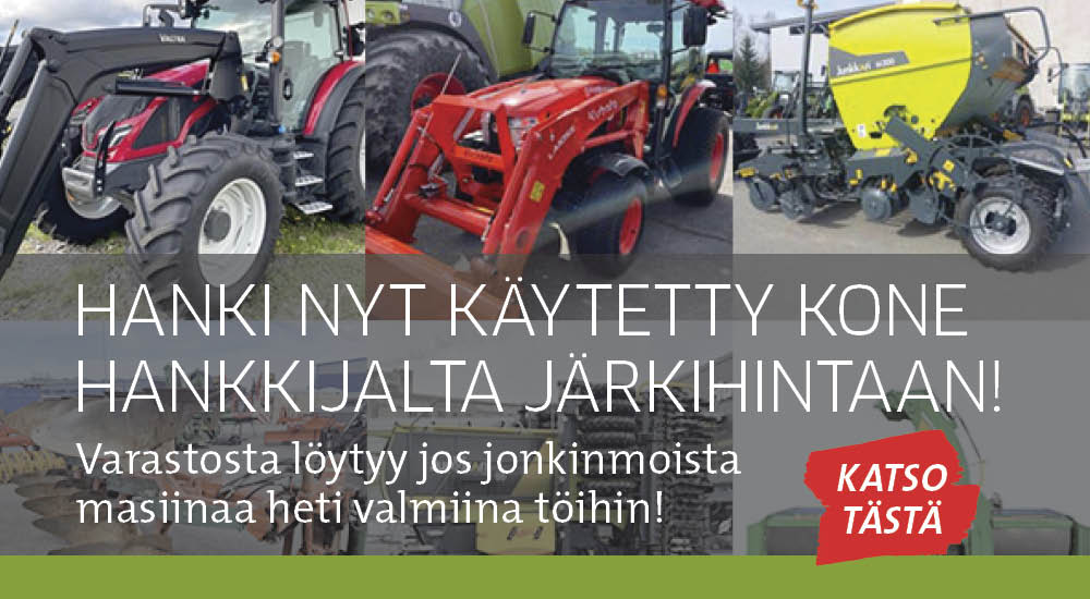 Kesäkonekampanja käytetyistä koneista