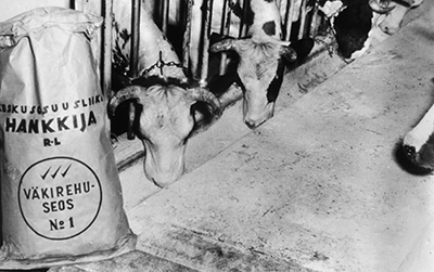 Hankkijan paperisia rehusäkkejä