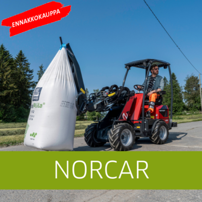 Norcar-kuormain kuljettamassa Yaran lannoitesäkkiä