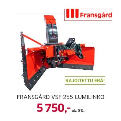Fransgård V230 lumilinko traktoriin