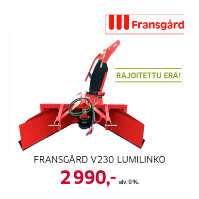 Fransgård V230 lumilinko traktoriin