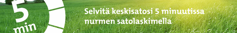 Mittaa satotasosi viidessä minuutissa Yaran laskurilla