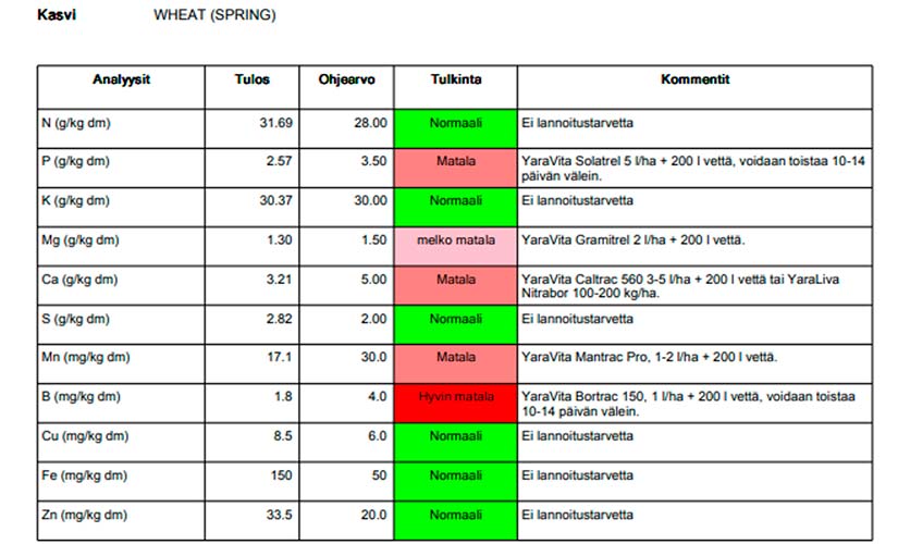 Megalab kasvustoanalyysi