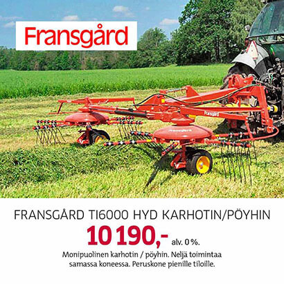 Fransgård TI600 HYD karhoitin/pöyhin
