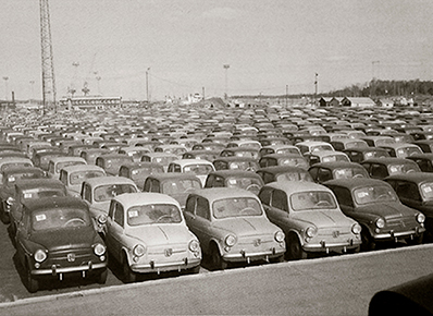 Fiat 600 oli Hankkijan myydyin malli monen vuoden ajan.