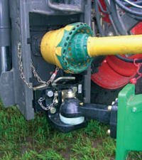 WM Kartoffeltechnik perunannostokoneen kiinnitys traktoriin