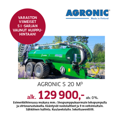 Agronic S 20 m3 -lietevaunu