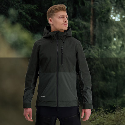Kuvituskuvassa takki Alaska Trekking Lite Pro