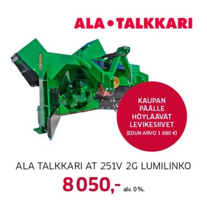 Ala-Talkkari AT 251V 2G lumilinko traktoriin