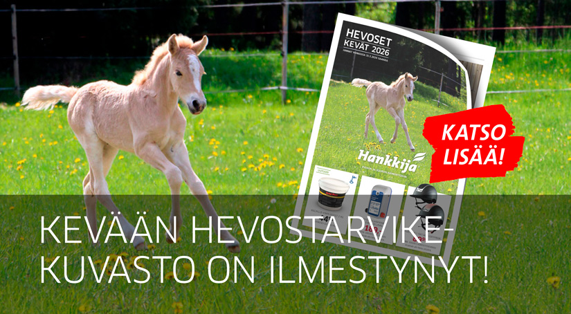 Hankkijan kevään hevostarvikekuvasto