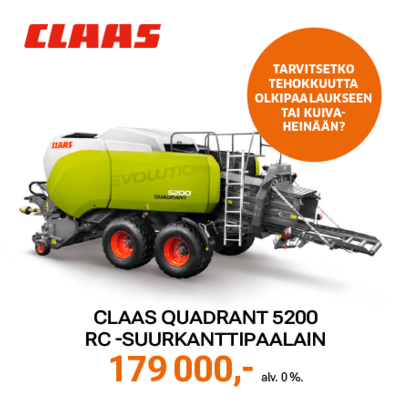 CLAAS Quadrant 5200 RC -suurkanttipaalain