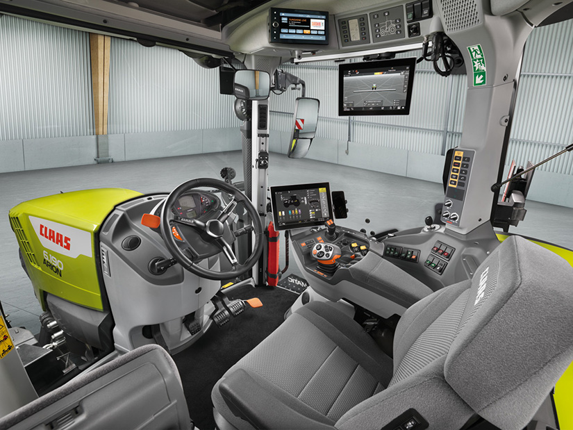 Claas Arion 6 -sarjalaisen uusi ohjaamo.