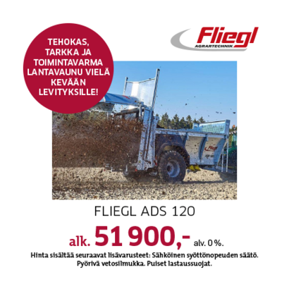 Fliegl ADS 120 -puskulannanlevitin