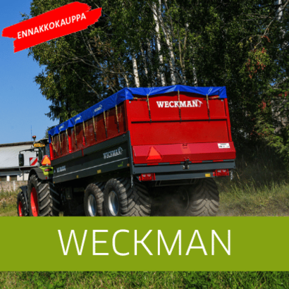 Weckman-perävaunu ajossa