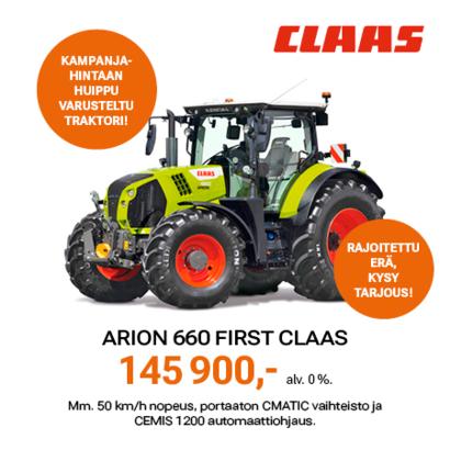 Arion 660 First Claas -traktori