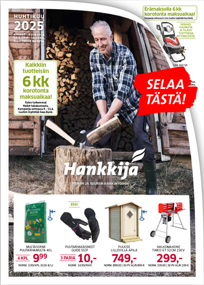Huhtikuun kuvaston kansikuva ja mahdollisuus selata kuvastoa klikkaamalla