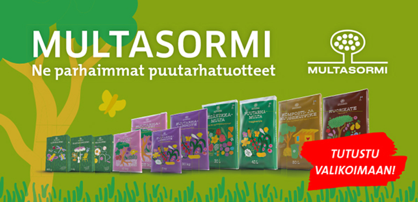 Multasormen tuoteperhe puutarhaan