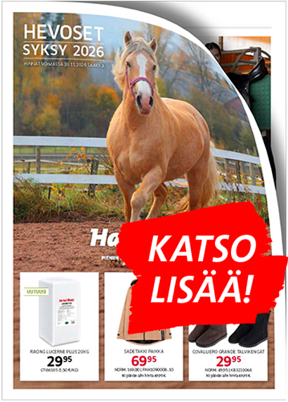 Hevostarvikekuvasto syksy 2026