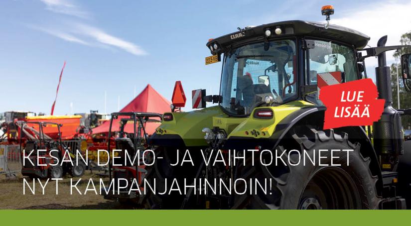 Kesän demo- ja vaihtokoneet nyt kampanjahinnoin