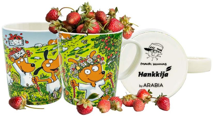 Hankkija Koiramäki-muki 2025 Ahomansikka
