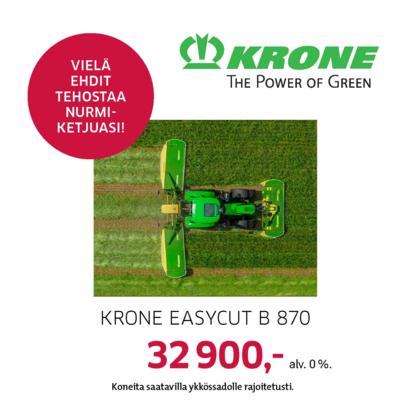 Krone Easycut B 870 -perhosniittokone