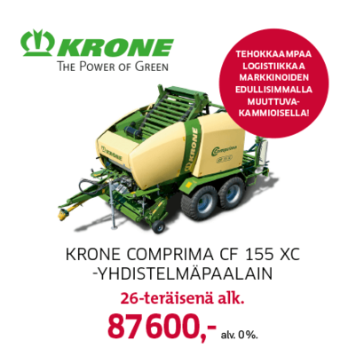 Krone Comprima CF 1550 XC -yhdistelmäpaalain