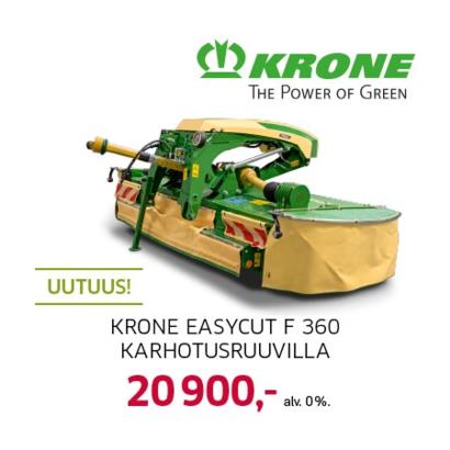 Krone EasyCut F 360 Karhotusruuvilla