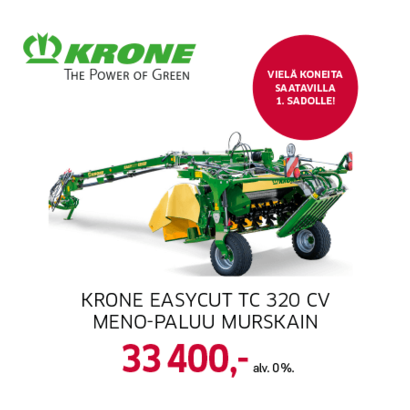 Krone Easycut TC 320 CV meno-paluu murskain