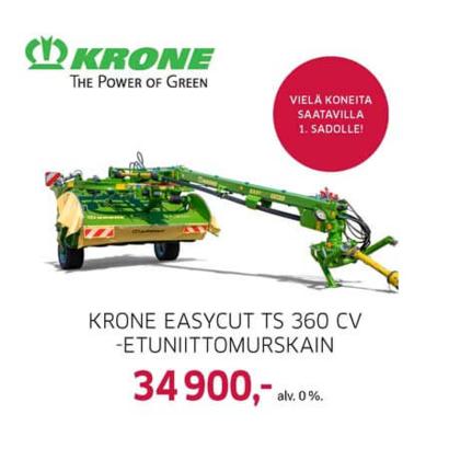 Krone Easycut TS 360 CV -etuniittomurskain