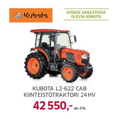 Kubota L2-622 CAB kiinteistötraktori