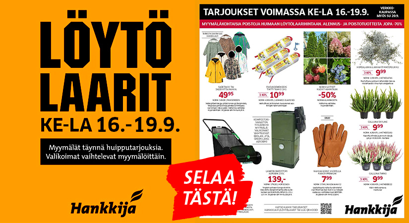 Hankkija Löytölaarit 2026