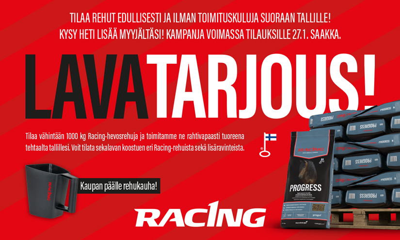 Racing lavakampanja tammikuu 2023