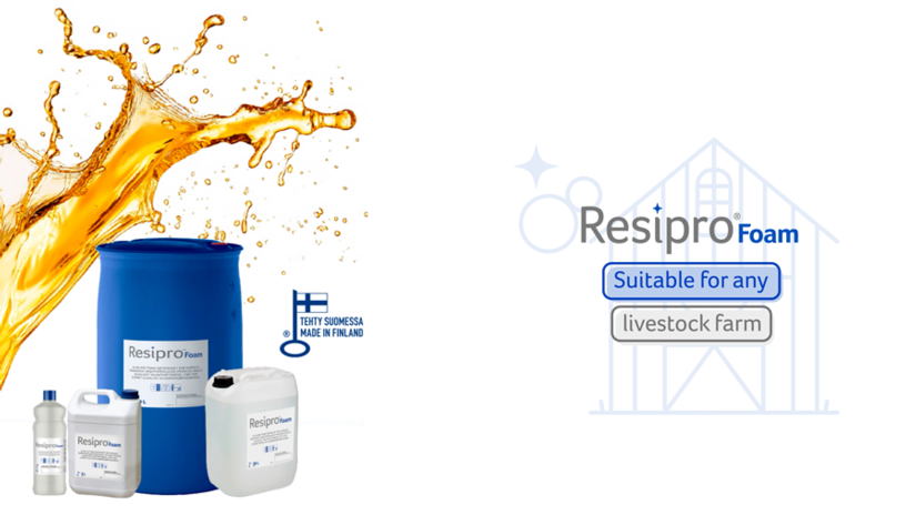 Resipro Foam vaahtopesuaine myydään useassa pakkauskoossa