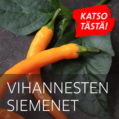 Chilipaprikoita ja teksti vihannesten siemenet, katso tästä.