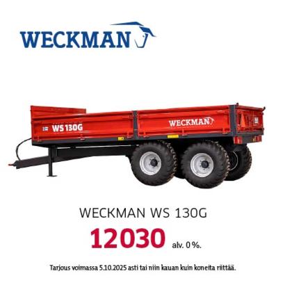 Weckman WS 130G viljakärry