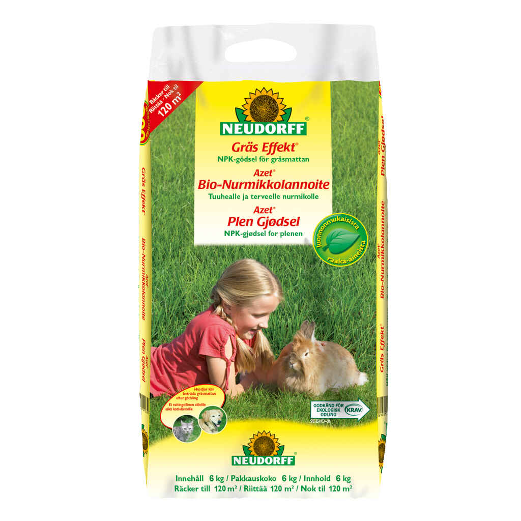 Bio-Nurmikkolannoite 6 kg