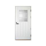 Ulko-ovi UOL1 1.0 valkoinen 9x19 Kaskipuu