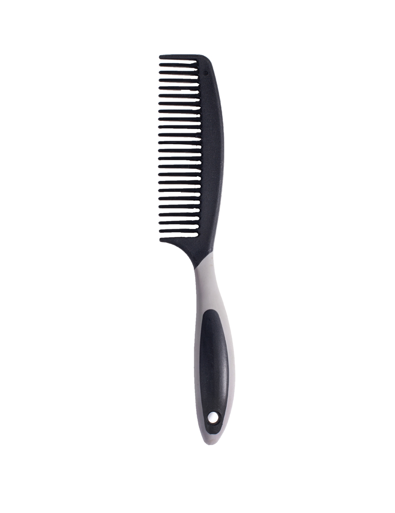 Harjakampa Softgrip musta