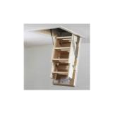 Ullakkoporras LEX 30 670 x 1130 mm 3-osainen puu 2700 mm