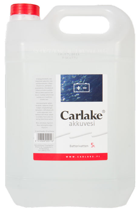 Akkuvesi 5L Carlake