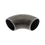 Hitsattava Mutka 90° Musta